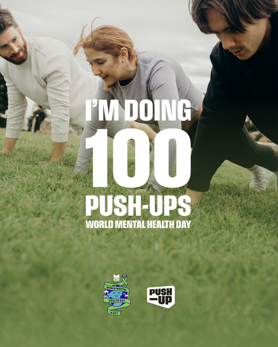 I'm doing 100 push-ups